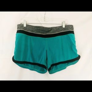 Lululemon 8 Teal Shorts